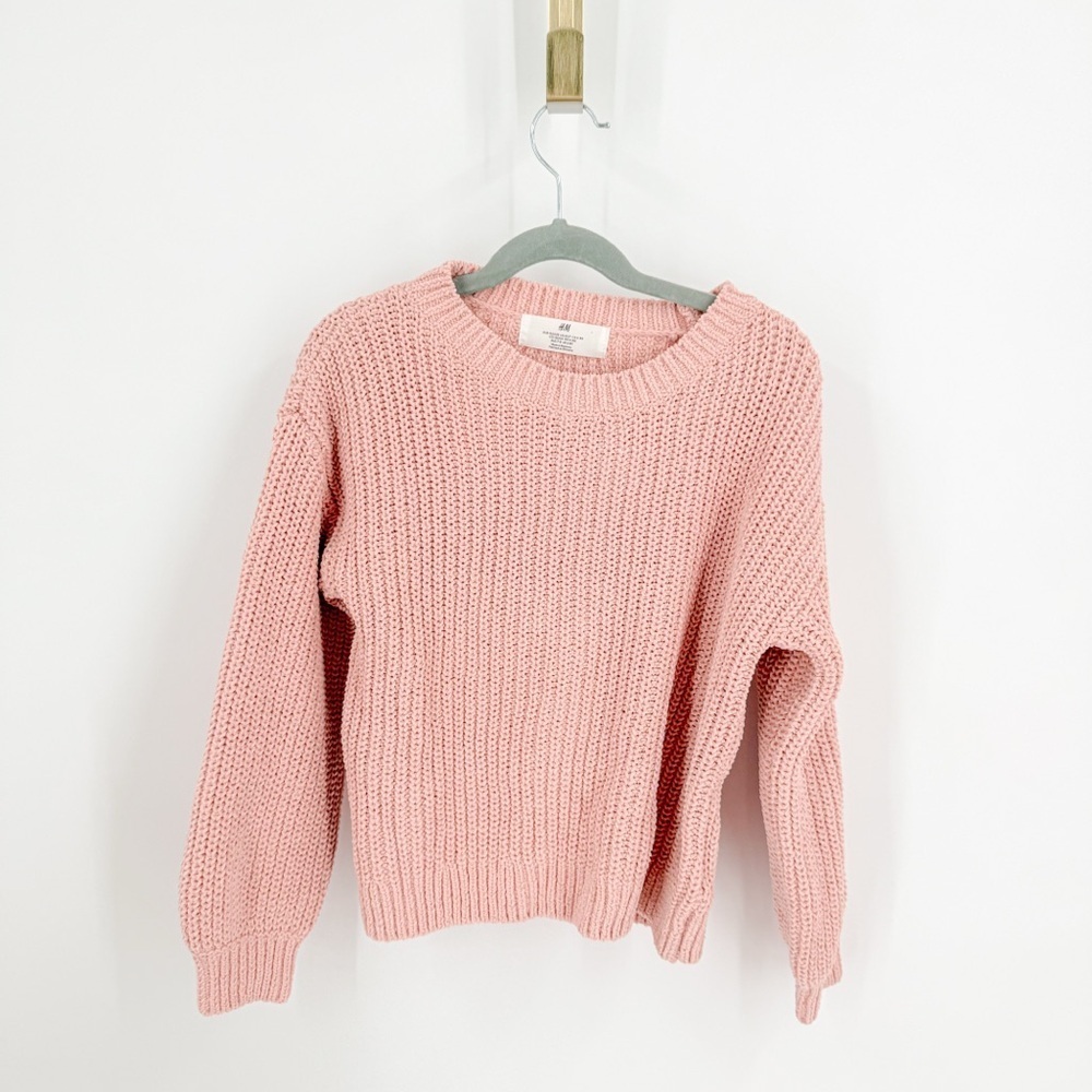 H&M Kids Pink Knit Sweater